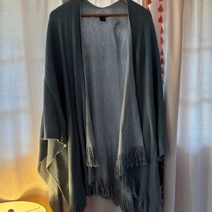 BCBGMaxAzria Silver Knit Shawl